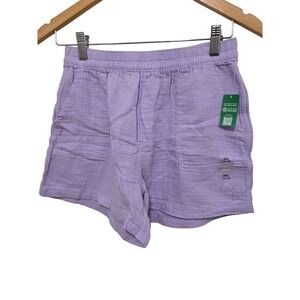 NWT Gap Kids Lavender Pull-On Shorts XXL 14-16 Cotton Blend Elastic Waistband
